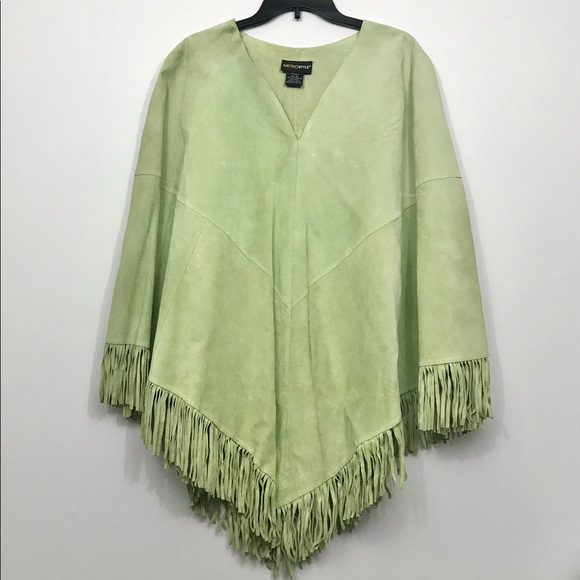 NEVER WORN SUEDE PONCHO by METROSTYLE! - Picture 1 of 4